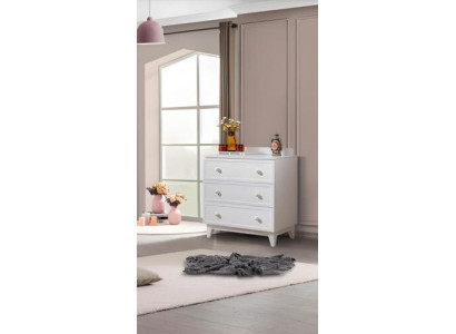 Comò di design di lusso mobili in legno armadio bianco moderno credenza.