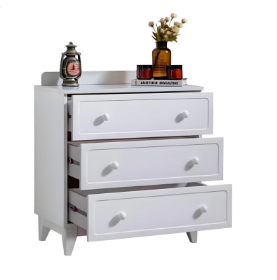 Comò di design di lusso mobili in legno armadio bianco moderno credenza.