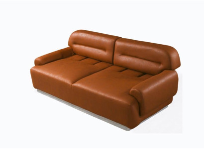 Accogliente set di divani per il soggiorno con cuscini, 3 posti + 3 posti + 1 pouf 4 pezzi.