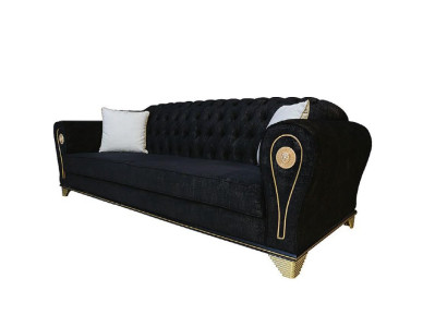 Sofà Chesterfield di lusso 3+3+1 divano divano imbottito mobili suite