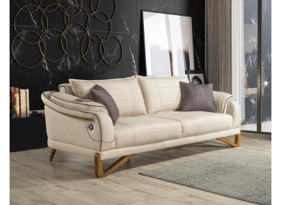 Set di divani divano 3+3+1+1 Sitz Polster Garnitur Mobili Cuscini seduta 4 pezzi