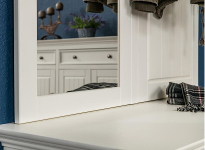 Garderoba Set Armadio Scarpiera Armadio Set Completo Stand Specchio 2 pezzi.