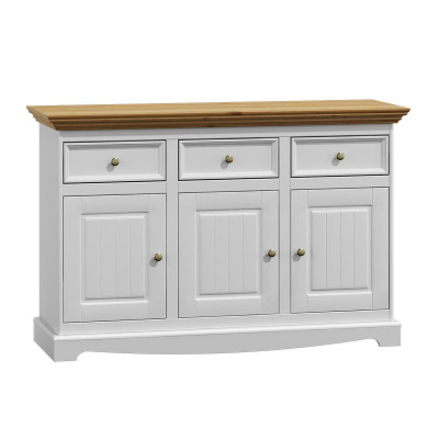 Massiccio mobile consolle credenza credenza mobile credenze legno armadi in stile country.