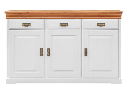 Soggiorno di lusso in legno, comodini, credenza, armadio, scaffale in legno.
