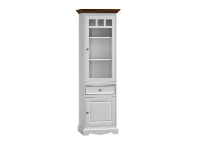 Armadio comò vetrina stile coloniale mobile sideboard credenza vetrina in legno nuovo