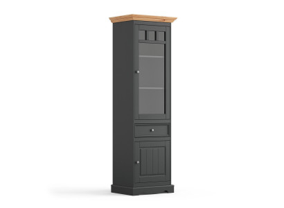 Classico Vetrina Armadio Vetrina Fatta a Mano Legno Massiccio Armadi Nuovi