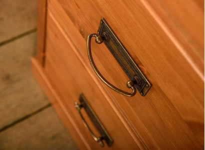 Comò con 3 cassetti credenza in legno armadio comodini marrone nuovo