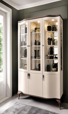 Armadi Vetrina Vetrine Legno Di Lusso Di Lusso Vetro Armadio Legno Scaffale