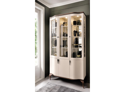 Armadi Vetrina Vetrine Legno Di Lusso Di Lusso Vetro Armadio Legno Scaffale