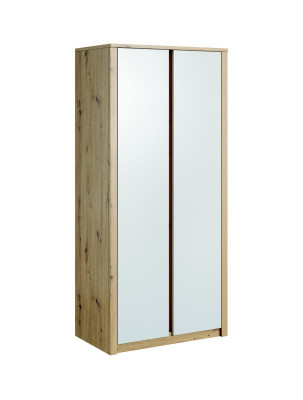 Armadio in legno moderno per camera da letto, mobili in legno e arredamento.