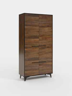 Armadio guardaroba mobile multifunzione scaffali scaffali in legno per armadietto sartoriale