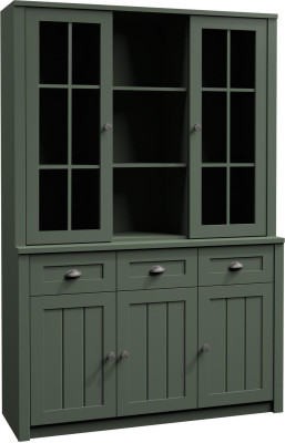 Credenza buffet xxl comò armadio consolle scaffale in legno stile country.