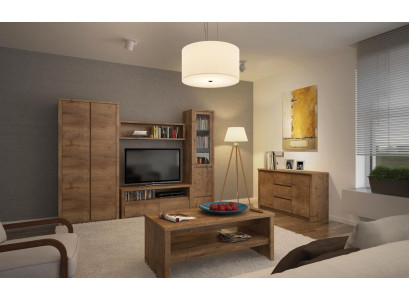 Set di mobili da soggiorno design soggiorno credenza mensola a muro comò vetrina 5 pezzi.