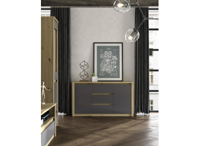 Scaffale soggiorno in legno, lusso, design, comò, credenza, sideboard, comò.