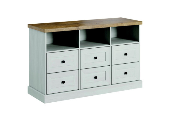Soggiorno Set Salotto Vetrina Mobile TV Mensole 3 pezzi Set Pareti attrezzate Legno Nuovo