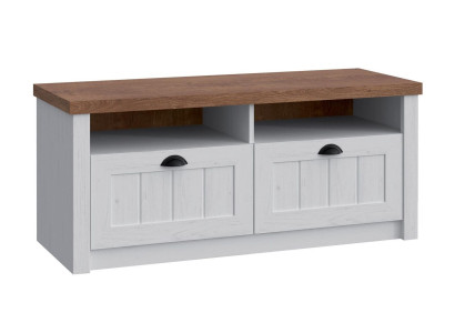 Mobile ingresso con scaffale per scarpe in legno massiccio con cassettiera.