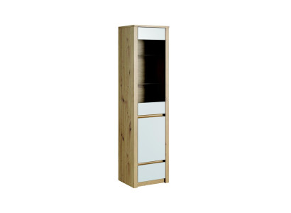 Design set da soggiorno Vetrina 2x comodino Libreria Pensile Scaffale Armadi 4 pezzi.
