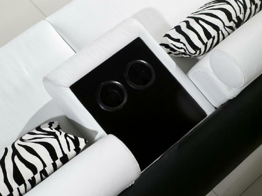 Divano a angolo + 2x poggiapiedi Divani angolari in cuoio Soggiorno Sedute