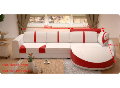 Eckcouch divano ad angolo, divano ad angolo a L, divano ad angolo, set decorativo per divani imbottiti.