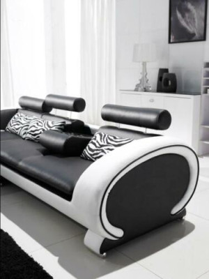 Divano ad angolo in pelle, divano angolare a L per arredo casa, divano decorativo, divano, imbottito, sedile, angolo.