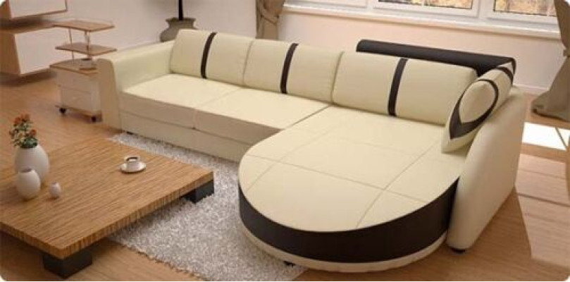 Divano design divano imbottito in pelle tessuto angolareinese