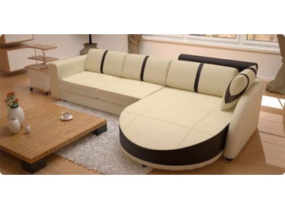 Divano design divano imbottito in pelle tessuto angolareinese