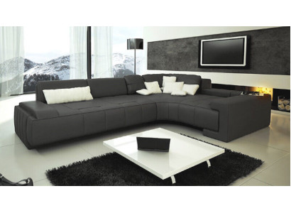 Pelle Divano moderno Salotto in pelle Divano decorativo Divano a L