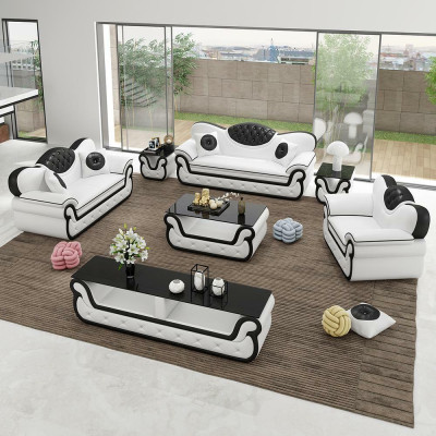 Moderni divani in tessuto, set divano 3+2+1 posti, divani imbottiti, nuovo set di divani.