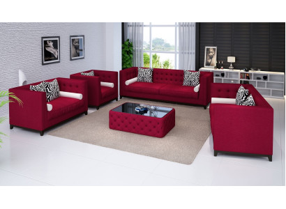 Divano in pelle Divano Divani posti Poltrona Set di divani Design Moderno Divano