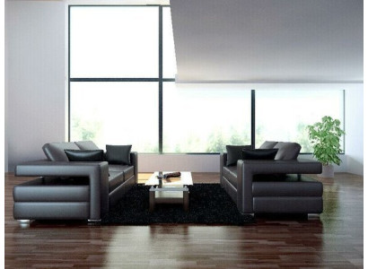 Design divani divani imbottiti 3-2-1 posti in pelle con set di divani.