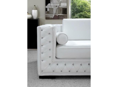 Divano in pelle divano angolare 3+2+1 posti insieme a divano. Design decorativo nuovo.