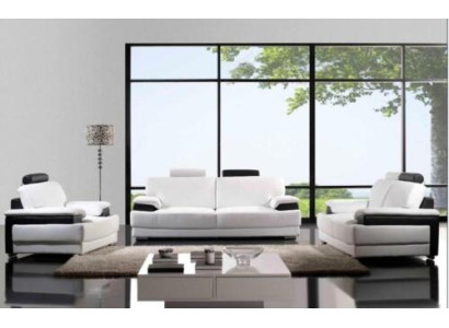 Divano Set di divani Divano in pelle Divano a due posti Set divani Imbottito Divano 3 pezzi Poltrona