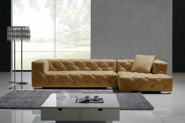 Chesterfield in pelle, divano moderno, divano componibile in pelle, divano angolare, divano.