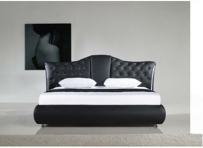 Letto Chesterfield Design Letti classici matrimoniali in pelle Camera da letto