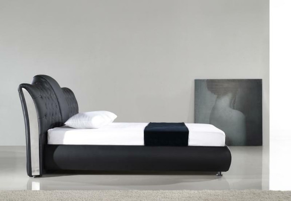 Letto Chesterfield Design Letti classici matrimoniali in pelle Camera da letto