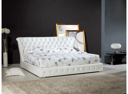 Designer letto Chesterfield in pelle Letto doppio di lusso per hotel Camera da letto