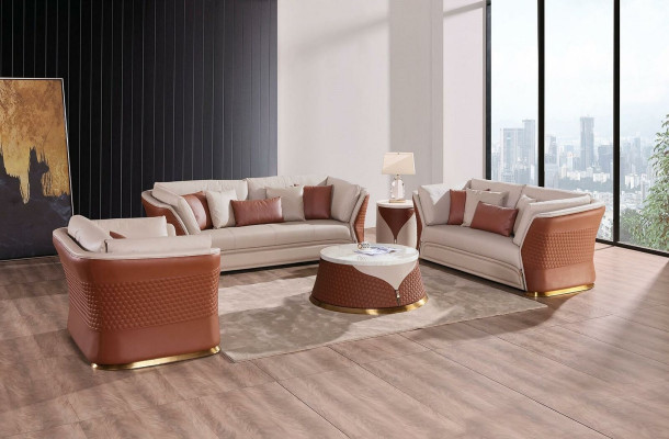 Divani Divani Imbottiti in pelle 32 posti Salotto Set di divani da designer Garniture.