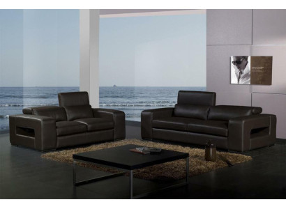 Divani design imbottiti divani poltrone 3+2 posti in pelle set divano ghillie