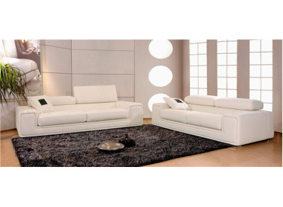 Set divano in pelle, set divano a 3 posti, divano imbottito, design divano, nuovo.   Set di divani in pelle, set di divani a 3 posti, divano imbottito, design divano, nuovo.