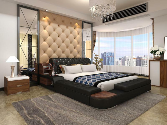 Multifunzione Design Letto Imbottito Letto Matrimoniale Letti Chesterfield Di Lusso