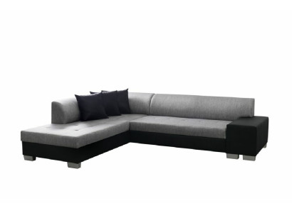 Divano a forma di L design con funzione letto, divano letto ad angolo con penisola.