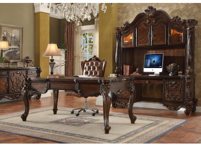 Set da ufficio di lusso con scrivania + poltrona + scrivania per computer