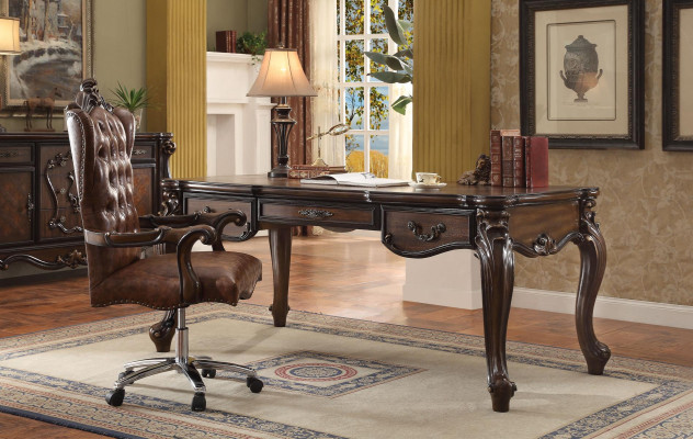 Set da ufficio di lusso con scrivania + poltrona + scrivania per computer
