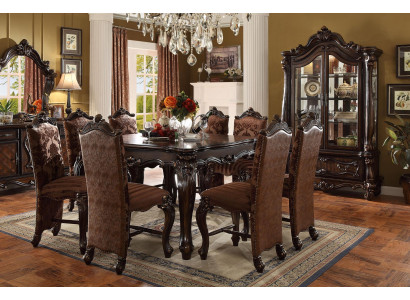 Set completo tavolo da pranzo 6 sedie Set da pranzo Gruppo da pranzo in legno Tavolo Tavoli