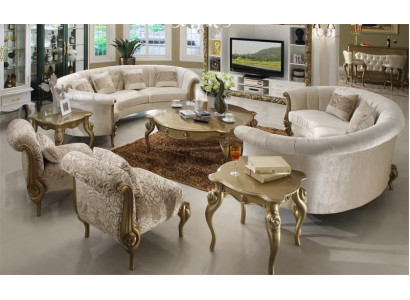 Divano a L sezione rotondo Divano rotondo Foderia in gomiti Combinazione angolare Divani extra-large Divani