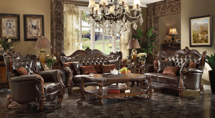 Sofà imbottito in legno gruppo mobili scolpiti divano set 3+2 posti