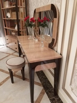 Tavolo Console Specchio Comò Toeletta Camera da letto Sgabello Set