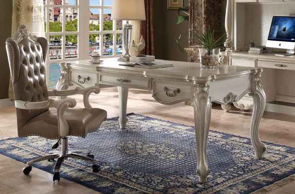 Set da ufficio Arredamento Scrivania Tavolo + Sedia direzionale Sedia Barocca Rococò