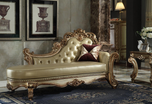 Chaiselongue Lettino Poltrona relax Poltrona reclinabile Letto decorativo di lusso Barocco