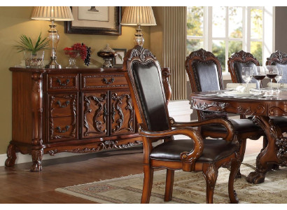 Buffet credenza comò vero legno lavorato a mano decorazione barocca rococò servire